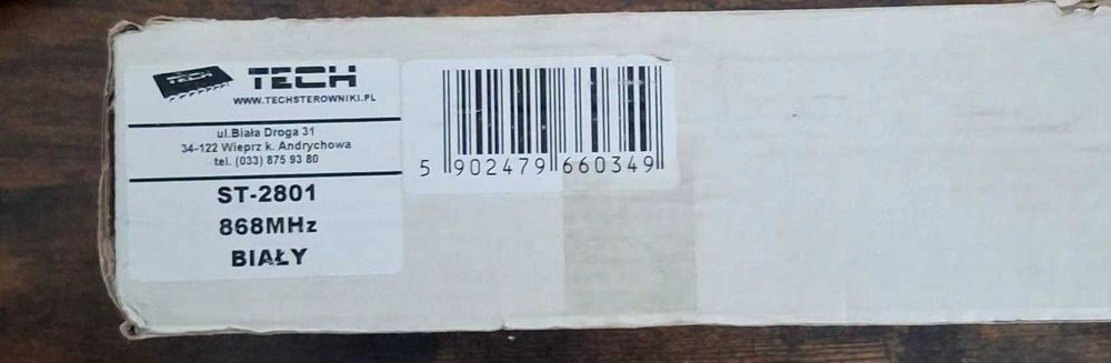 Sterownik TECH ST-2801   868MHz Biały