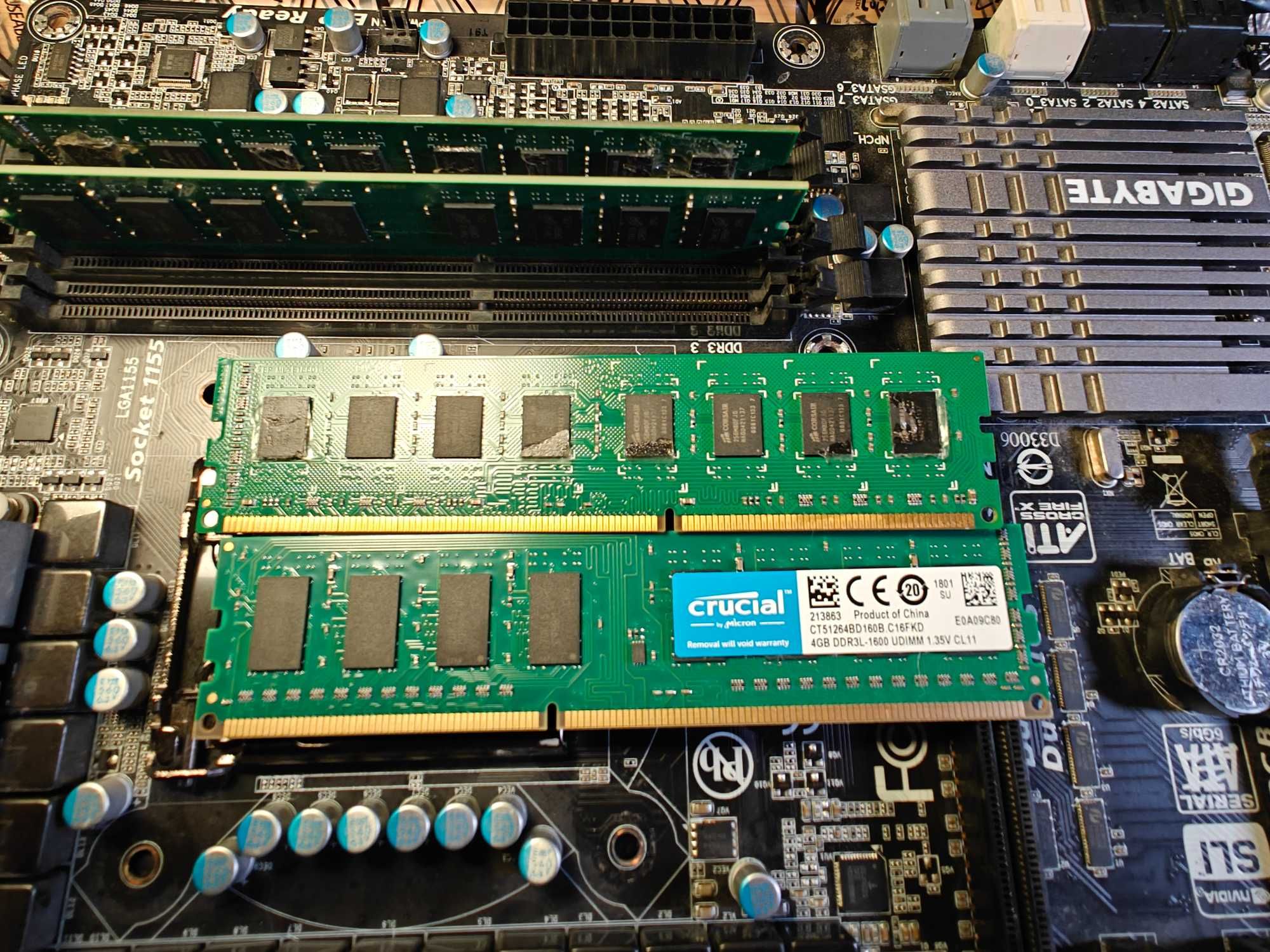 Intel I5 2500K + płyta główna Gigabyte + 4x4Gb DDR3