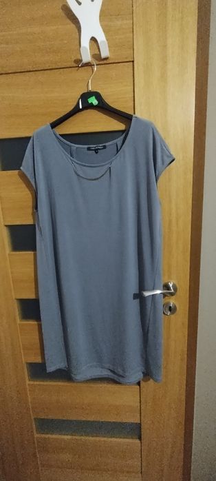 Sukienki - Tunika szara