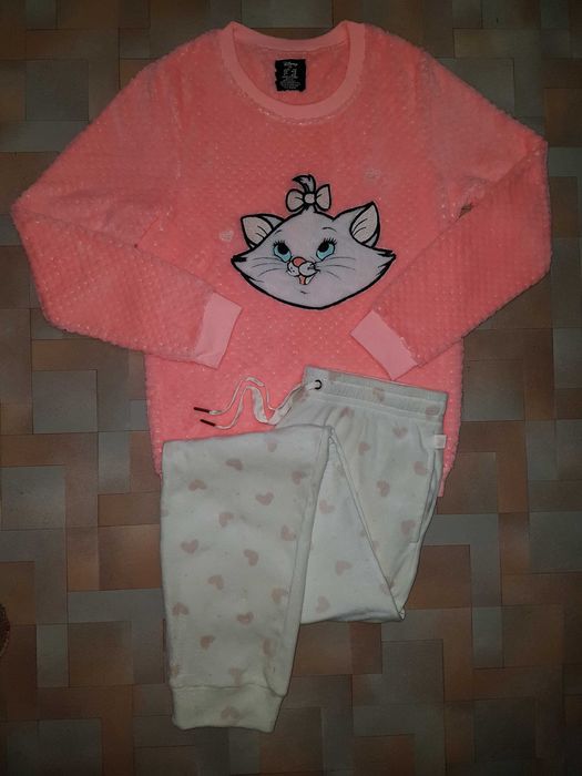 Мега теплый пушистый комплект Мари, пижама, плюш Disney XS-S р-р