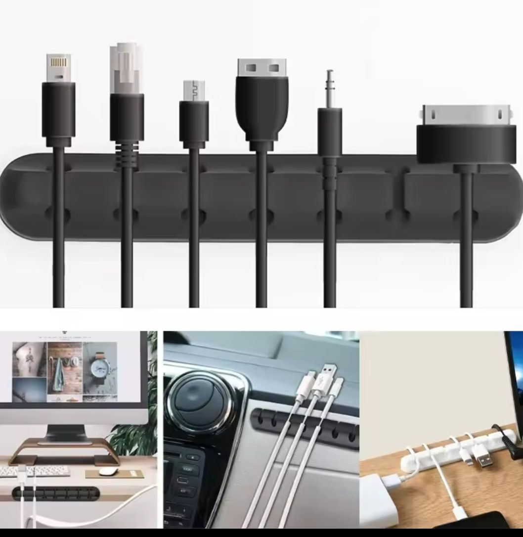 Силиконовый органайзер кабеля usb