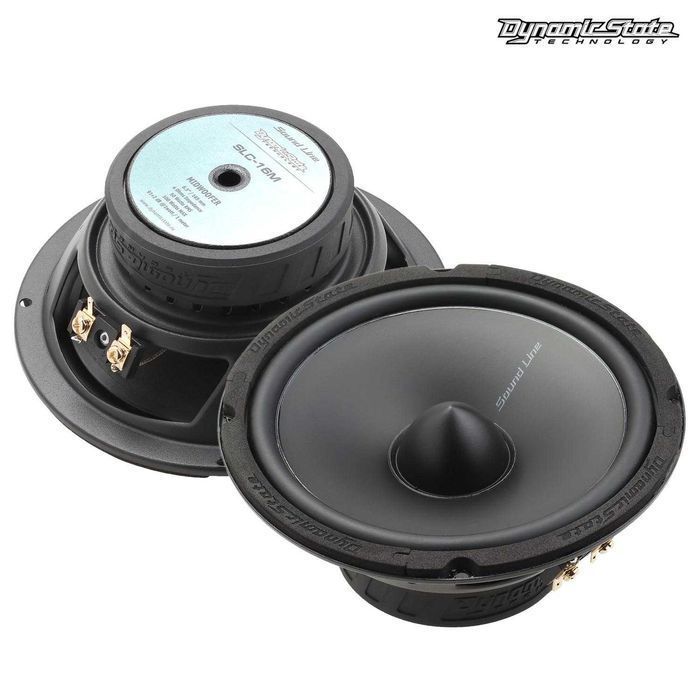 Динамики в авто Dynamic State SLC-16M мідбаси 16,8см (6,5") 50/100W