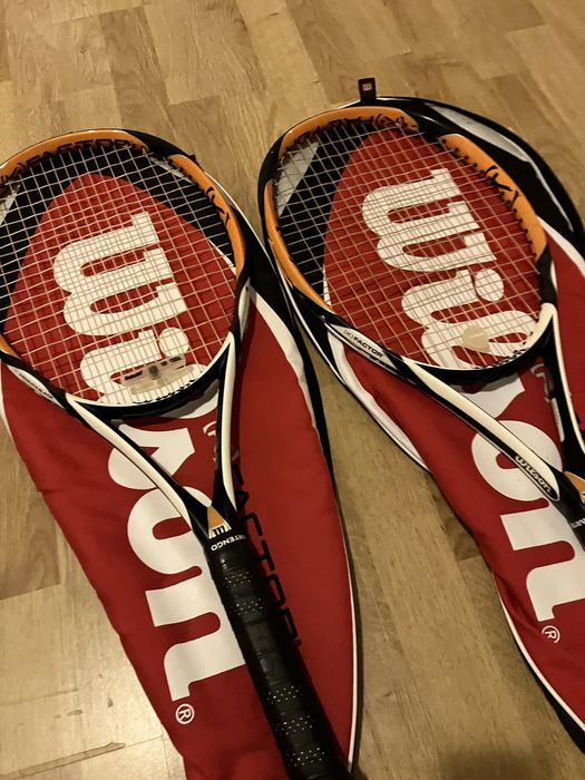 Conjunto Wilson K-Factor – 2 raquetes + saco + bolas