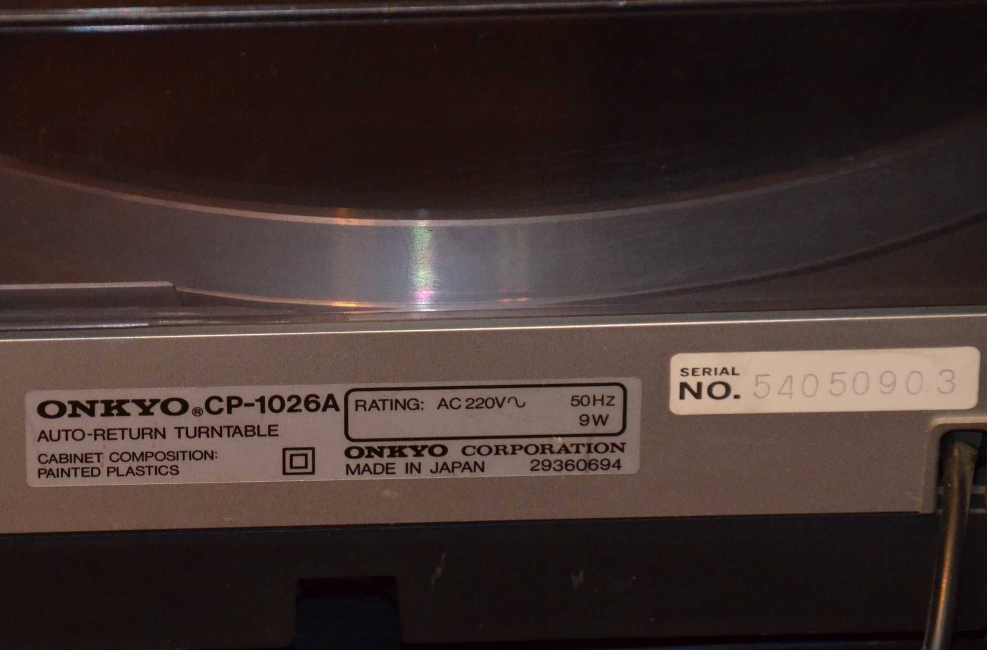ONKYO CP-1026A  Gramofon  w pełni sprawny ładny  Japan