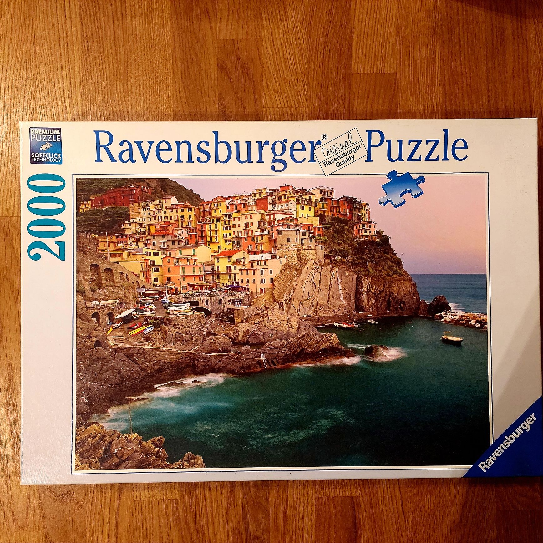 Puzzle Ravensburger Cinque Terre 2000, KOMPLETNE