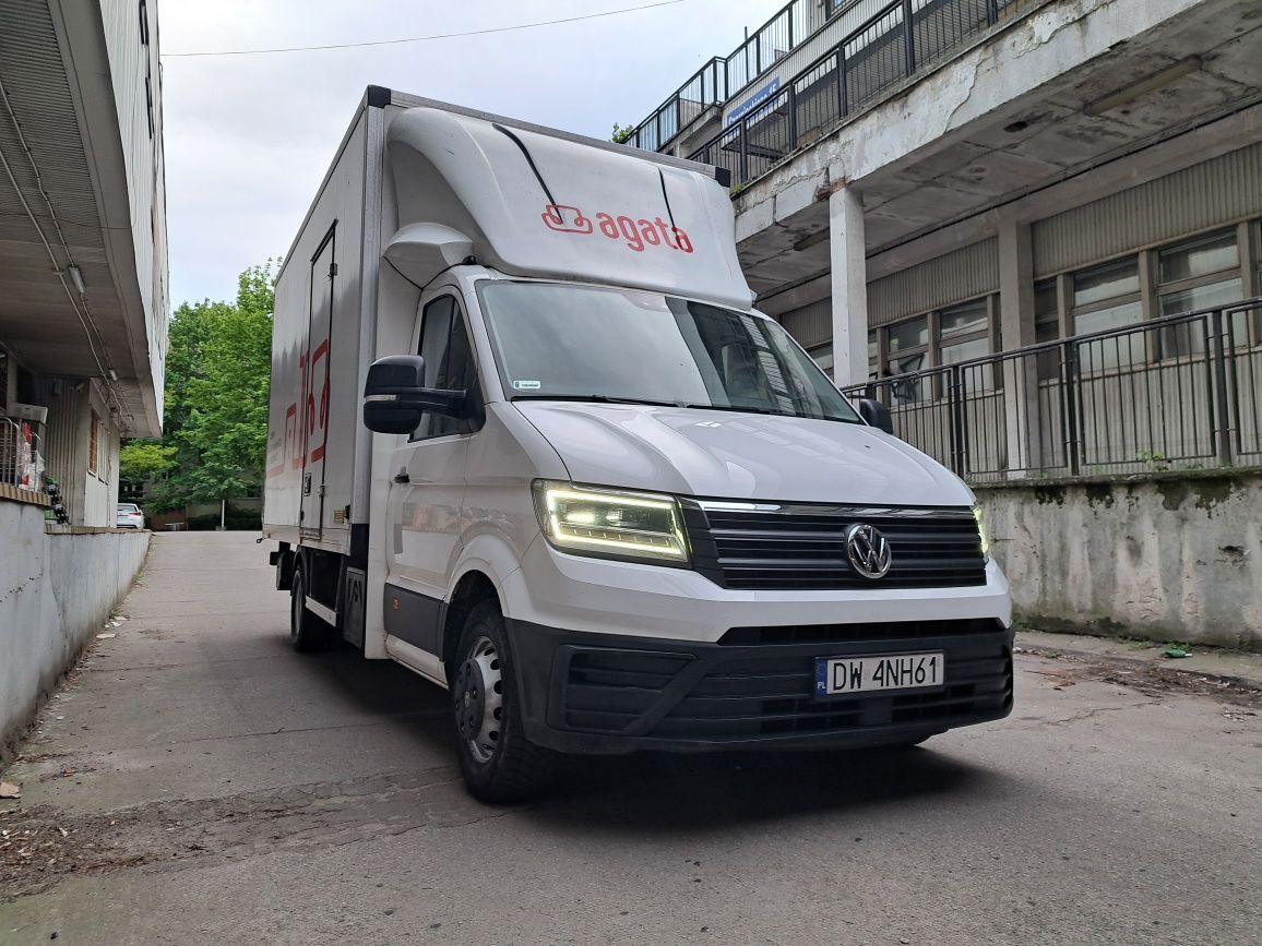 Volkswagen Crafter 55 RWD 9 pal Winda Kontener cesja