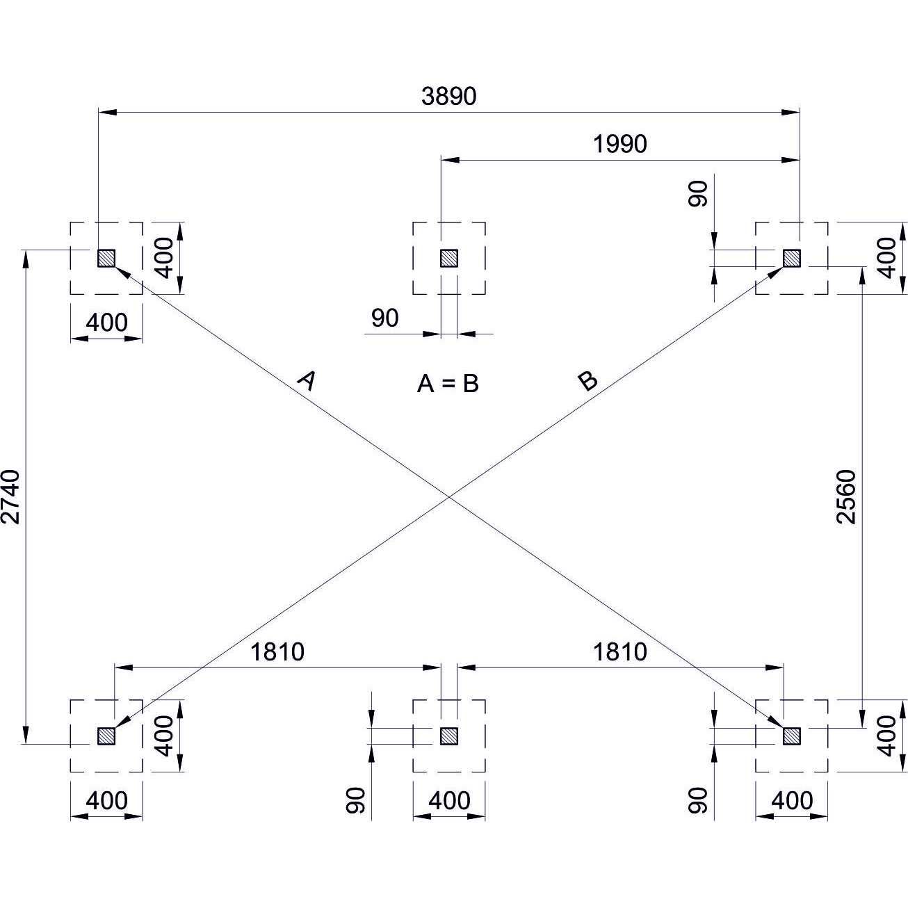 WIATA GARAŻOWA 300x500cm Carport - Płyta PVC