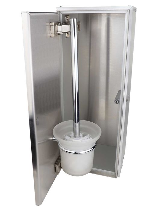 SZAFKA ŁAZIENKOWA podtynkowa na szczotkę WC 45 CM do zabudowy płytką.