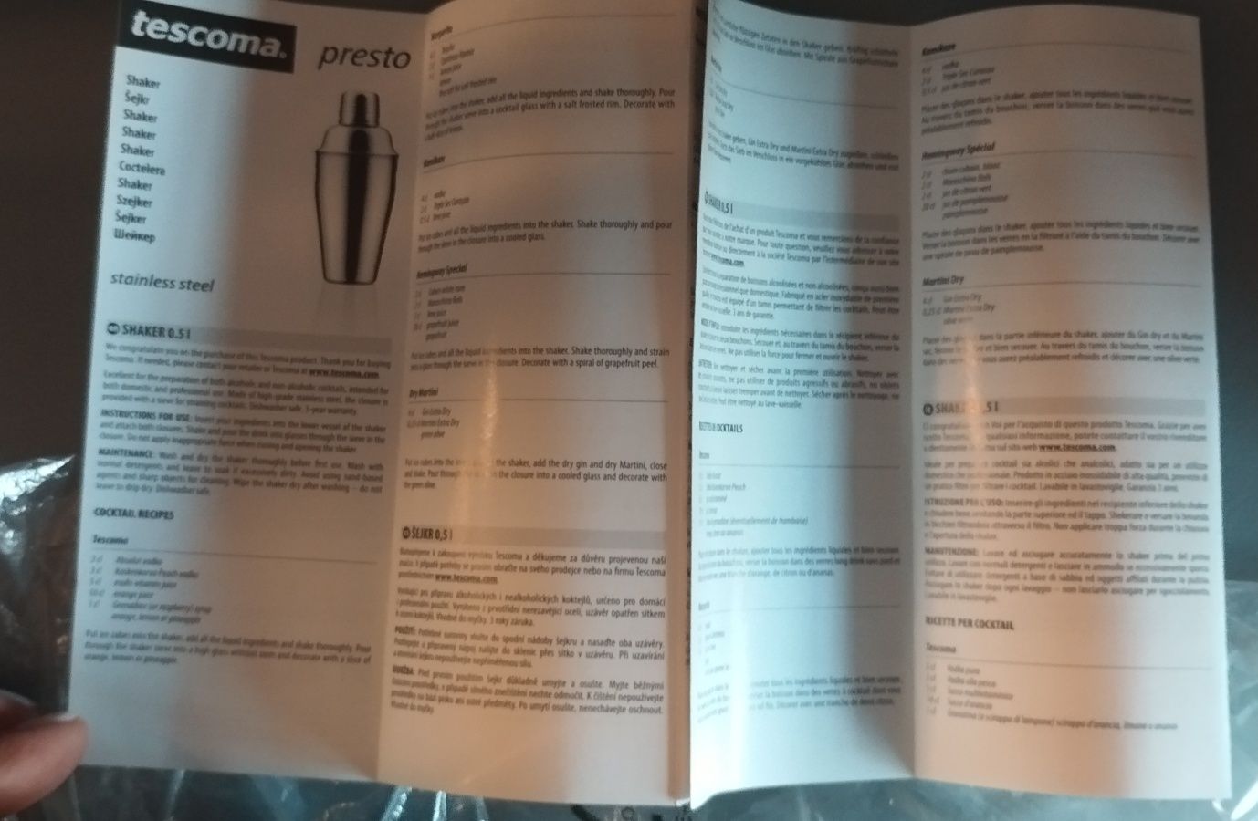 Shaker TESCOMA Presto 0.5 l