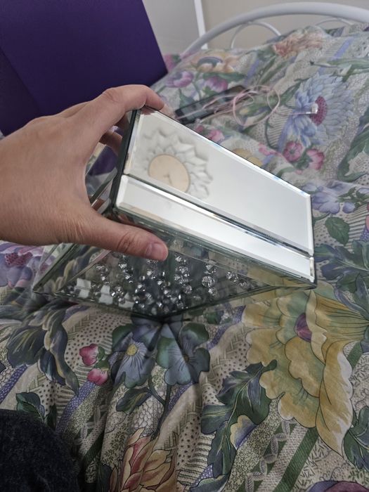 Szkatuła na biżuterie Home&You Lustrzana szkatułka Brillianto pudełko