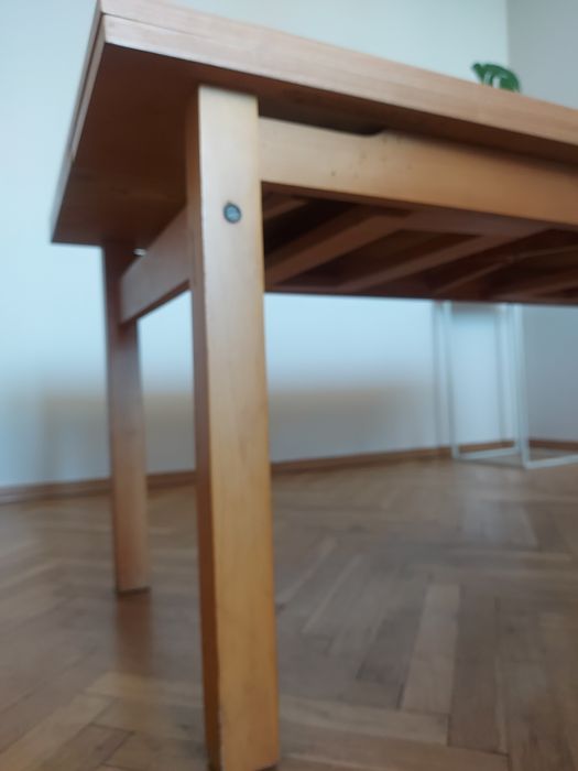 Rozkładany drewniany stół/ława dębowy ławostół