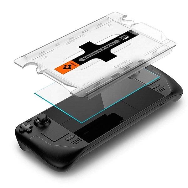 Szkło hartowane Spigen Glas.tR EZ Fit na Steam Deck