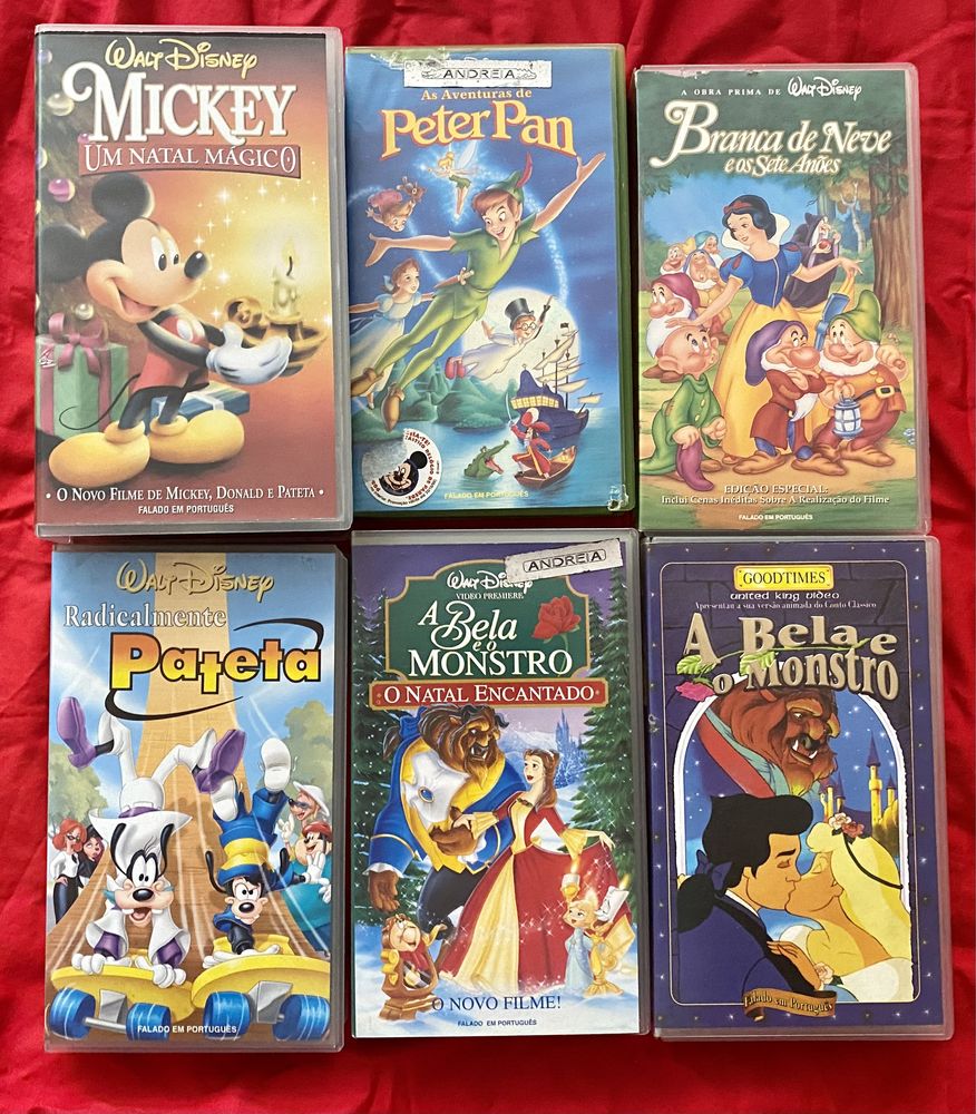 Cassetes VHS Disney