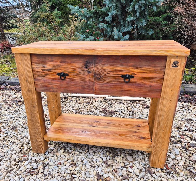 Szafka pod umywalkę, komoda, konsola, stare drewno, loft, rustykalna,