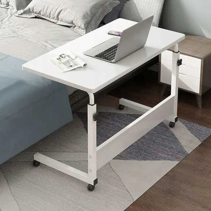 Мобільний столик для ноутбука 80×40 см прикроватный стол для завтрака