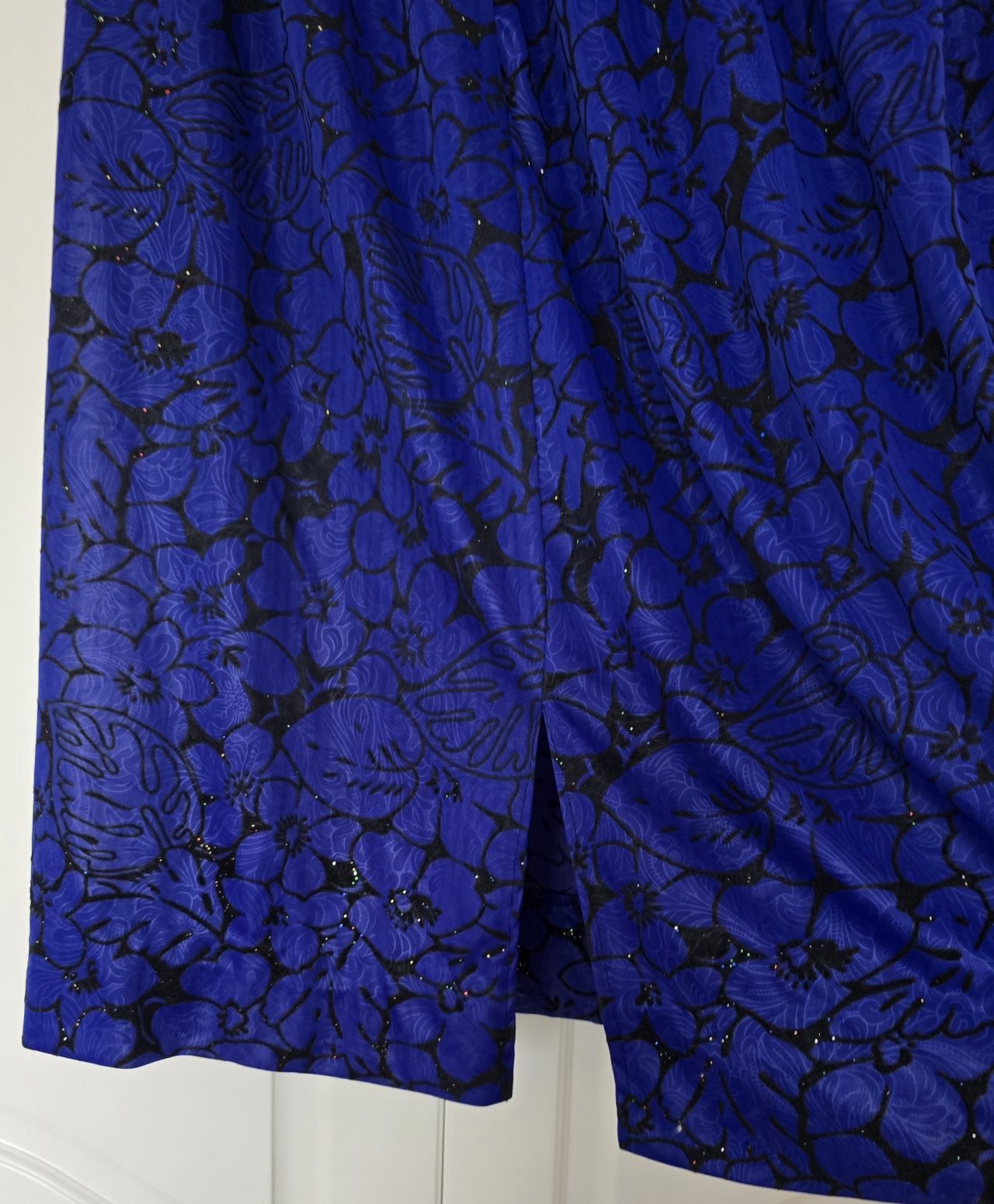 Garsonka bluzka spódnica kwiaty vintage M L XL 40 42 44