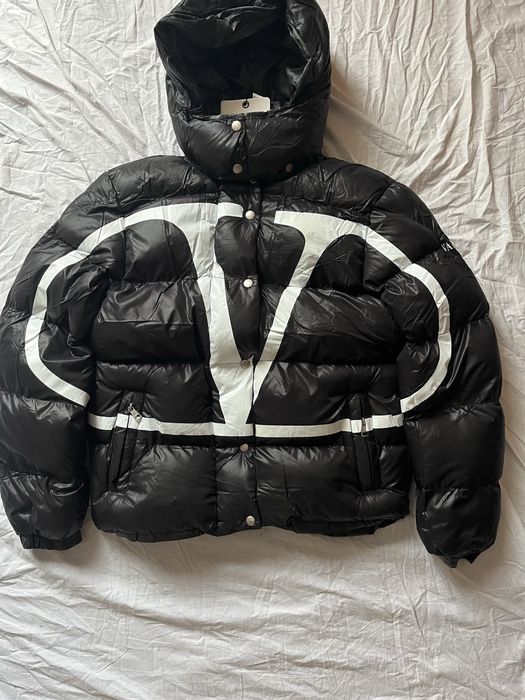 Куртка moncler valentino / пуховик valentino moncler валентіно