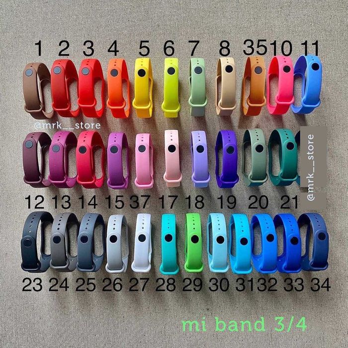 5шт-99 грн + Металева кнопка! Ремешок ми бенд ремешки браслет mi band