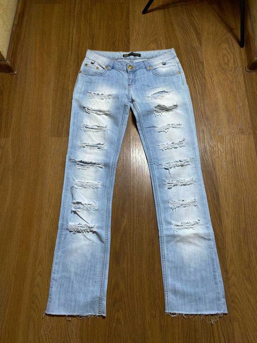 Джинсові штани Versace Denim Medusa Blue