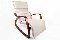 Качающееся кресло, кресло-качалка для квартиры Walnut Beige