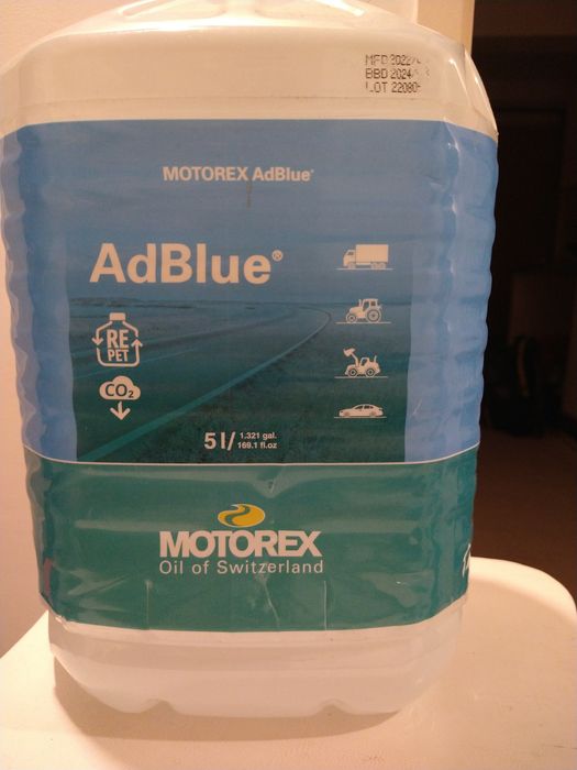 ADBlue para automóveis entre outros