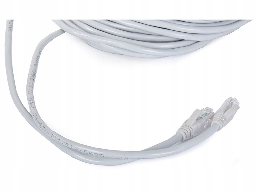 Kabel internetowy skrętka UTP CAT.6 2x RJ45 15 metrów