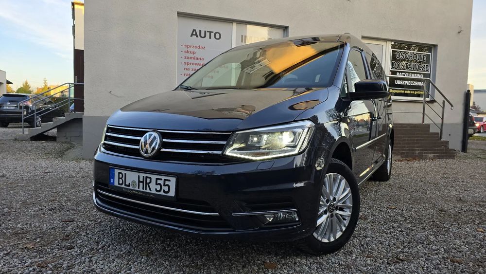 Volkswagen Caddy 2,0 TDI 102 KM NAVI LED automat 7 osobowy opłacony
