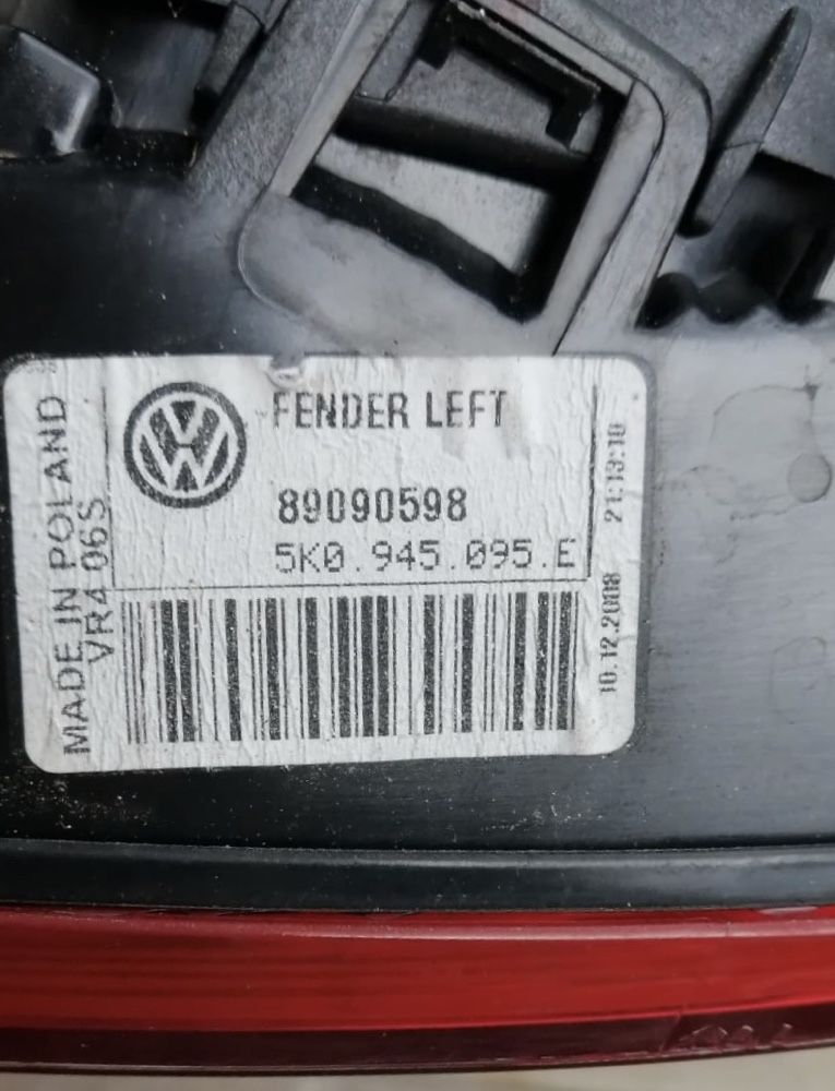Farolim Traseiro VW Golf 6 - Original