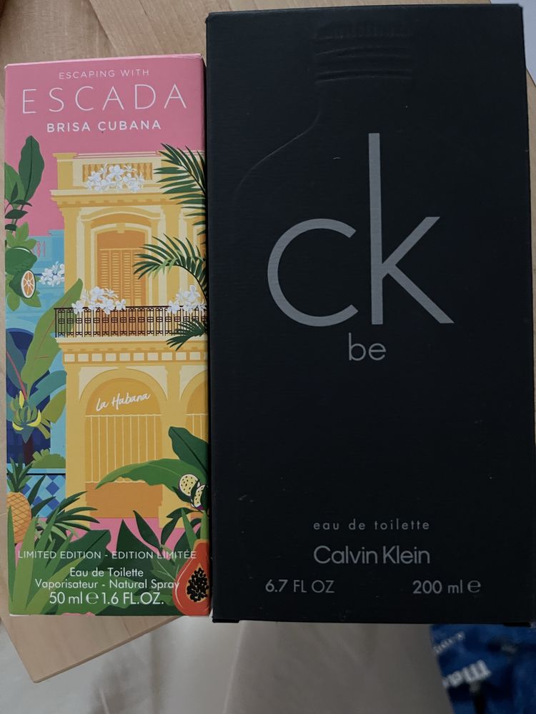 Perfumes marca Escada e Kalvin Klein originais