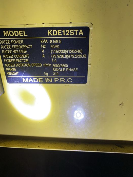 Дизель генератор б/у