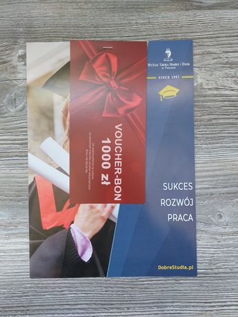Voucher bon karta podarunkowa do Wyższej Szkoły Handlu i Usług w Pozna