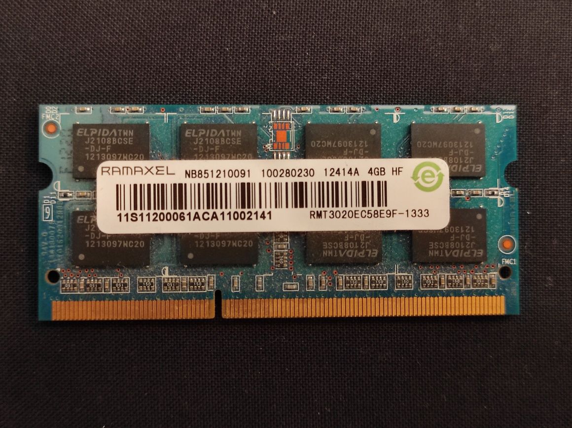RAM do laptopa DDR3 4GB 1333MHz