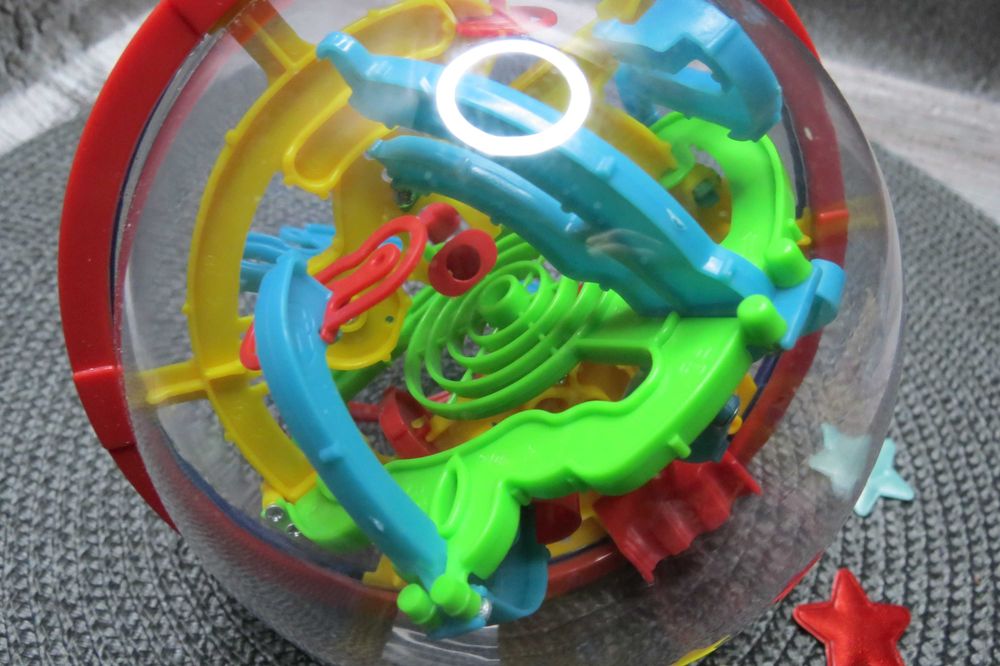 Игра мяч-лабиринт 13 см - Shantou 100 ходов