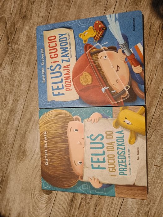 Książki z serii Feluś i Gucio
