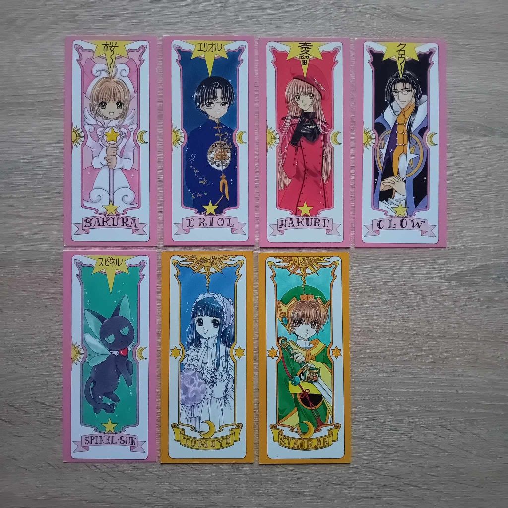 Dodatki Cardcaptor Sakura - karty zakładki pocztówki Waneko