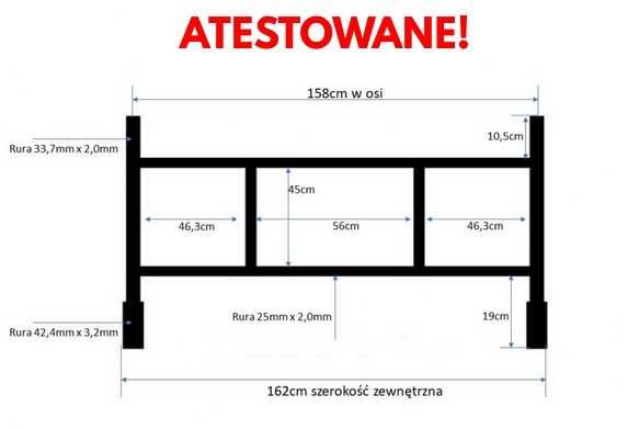 Rusztowanie warszawskie ramy rama warszawska rusztowania solidne ATEST