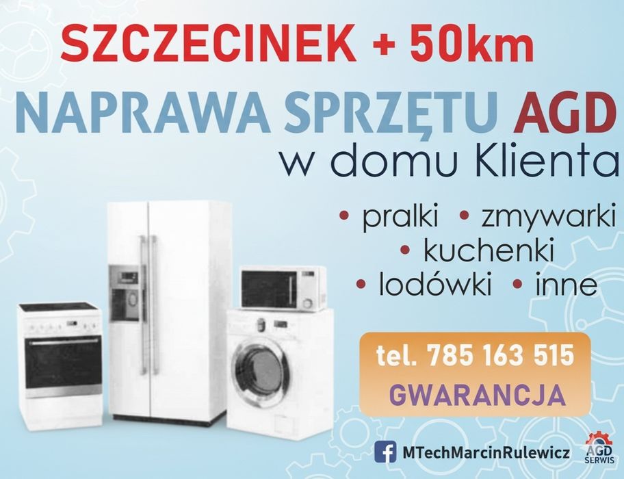 Naprawa serwis AGD, pralki, zmywarki, piekarniki, lodówki