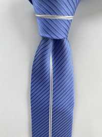 Krawat męski nowy 7 cm szerokość kolor niebieski nie używany
