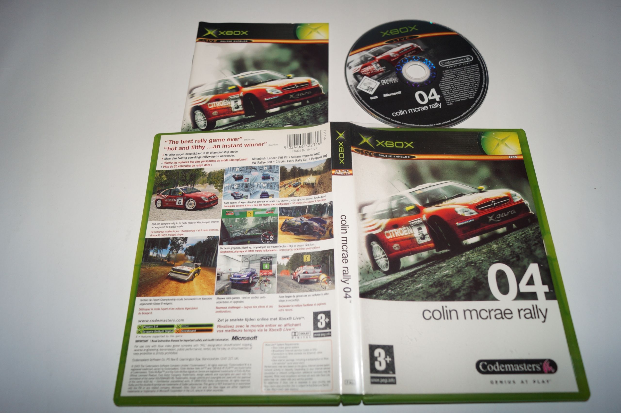Gra Colin Mcrae Rally 04 Microsoft Xbox