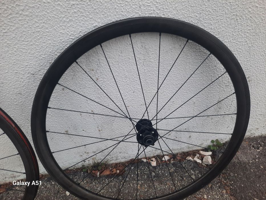 Rodas de carbono de disco perfil 35