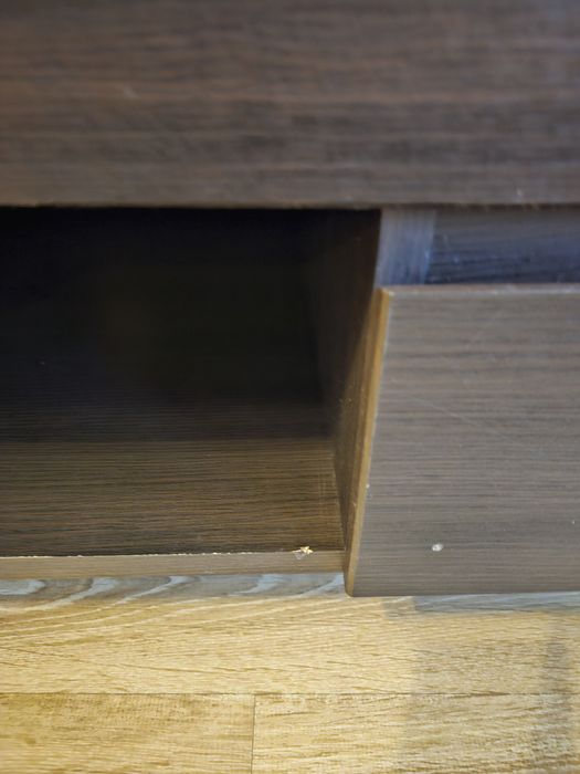 Komplet BRW komoda plus szafka RTV wenge