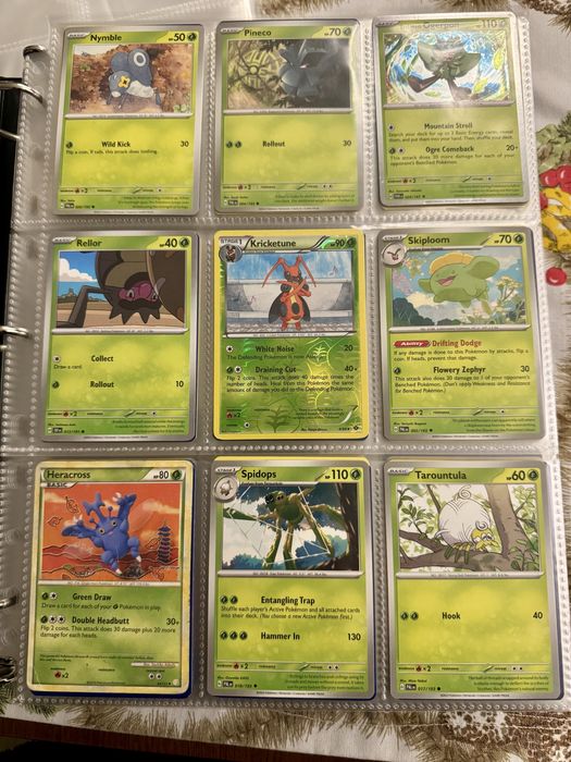 Cartas pokemon varios sets
