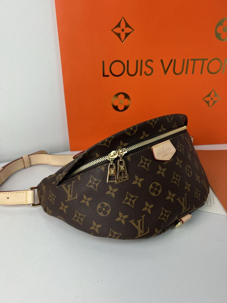 Skórzana Nerka saszetka Louis Vuitton Bumbag monogram Canvas Premium