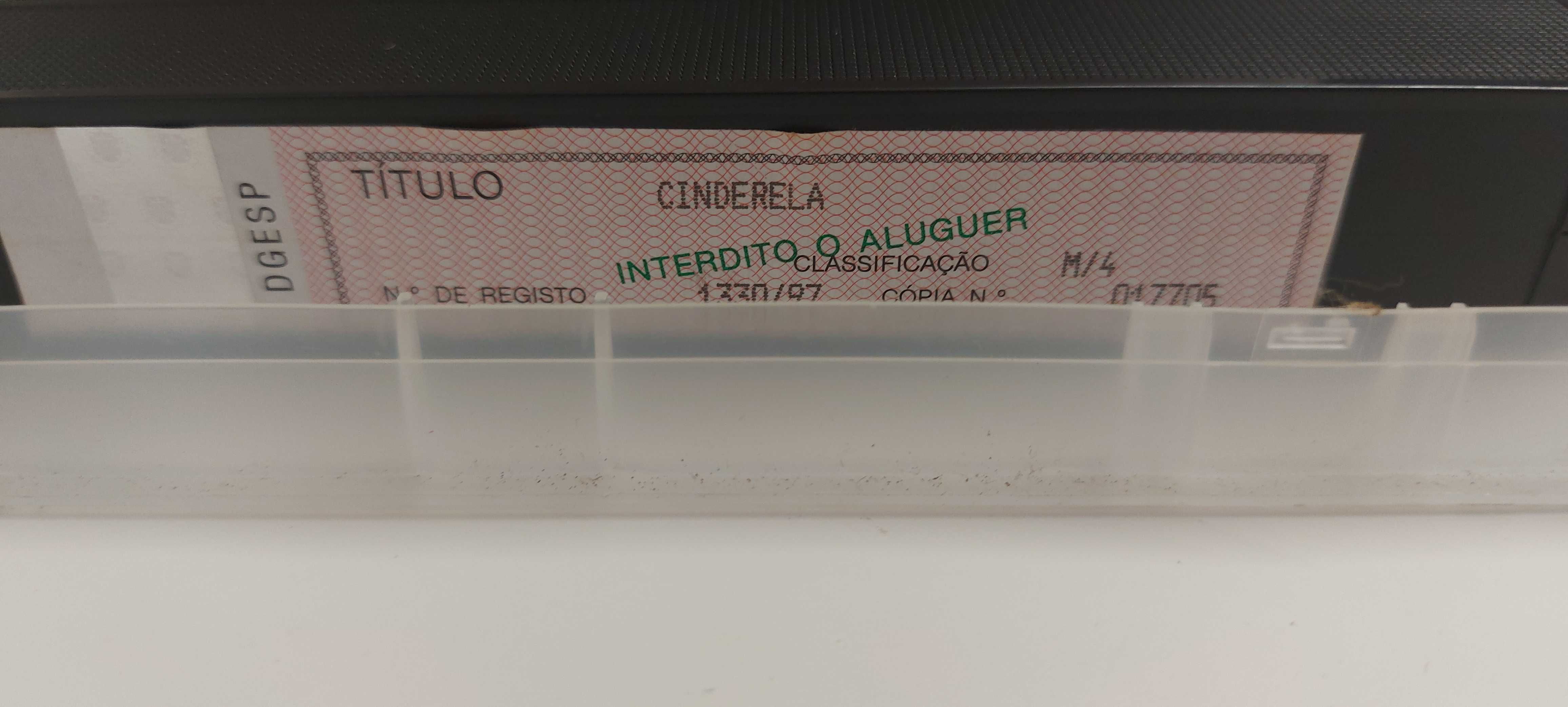 Cinderela filme em vhs