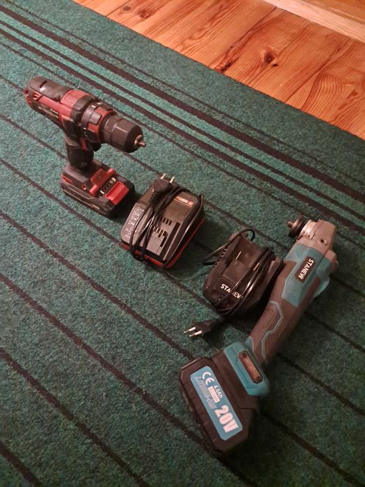 Wkrętarka i szlifierka