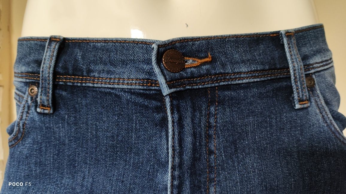 Wrangler Texas Straight The Moment męskie jeansy rozm 33/34 jak 33/32