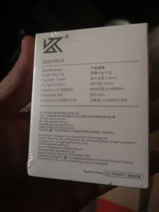 Auscultadores KZ Zs10 Pro X