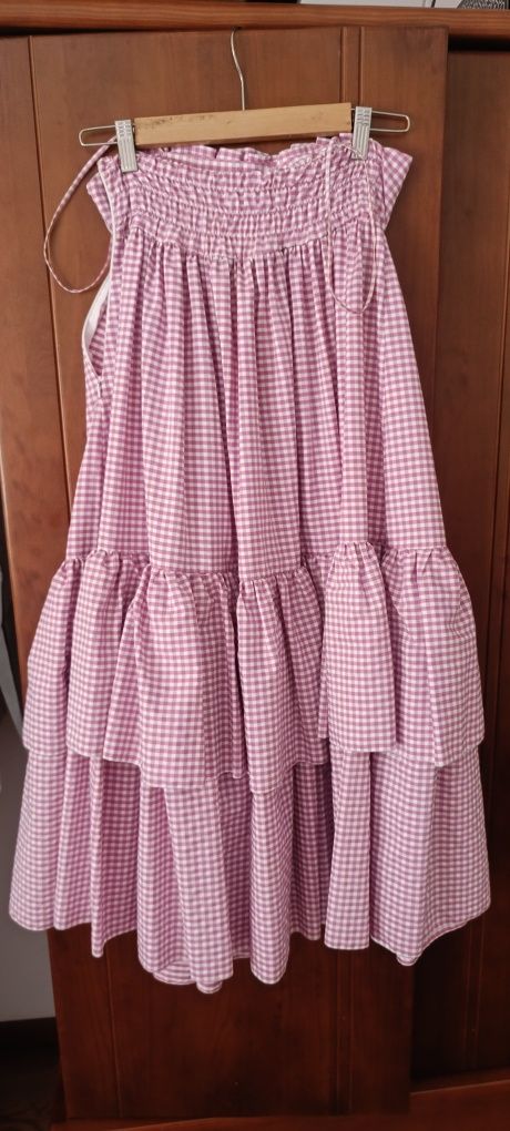 Vestido xadrez marca portuguesa Misses White