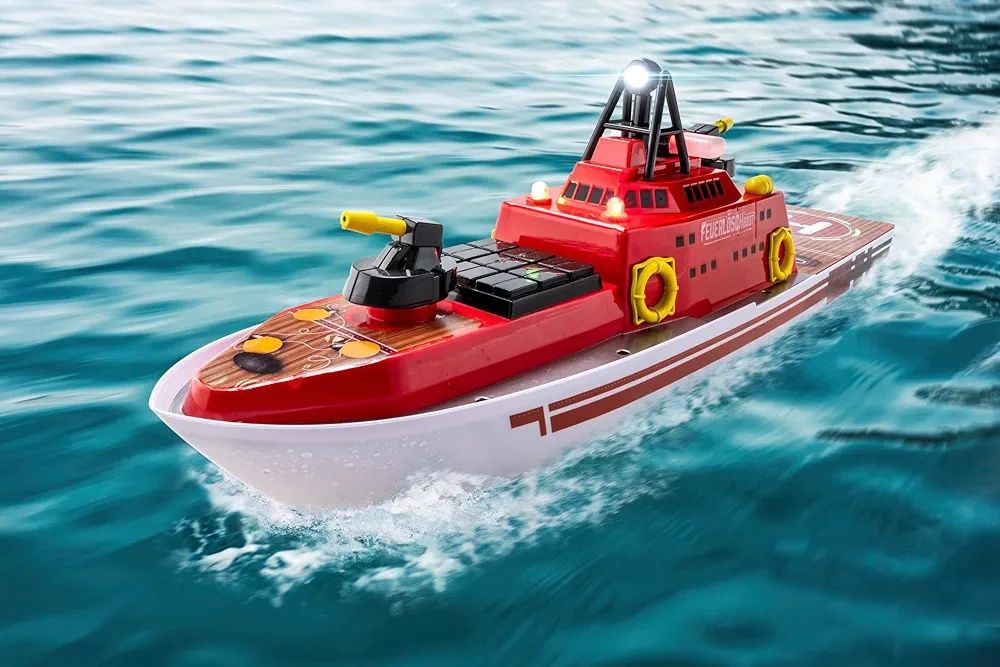 Motorówka straż pożarna Carson RC- Fireboat 2.4G.