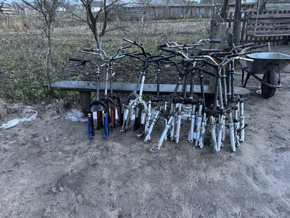 Вилки пере на скутера різні моделі